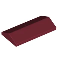 Brick Sloped 33° 2 x 4 Double / Dark Red