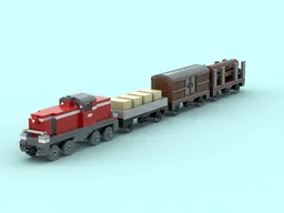 4 Wide DB V90/100 Freight Train