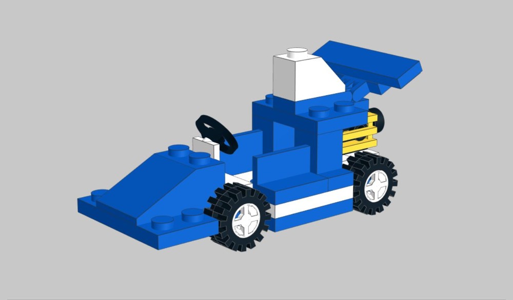 Lego 1477-1 Color Swap to Blue