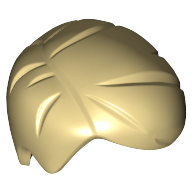 Lego Hair Short Smooth and Right Parting [Plain] / Tan