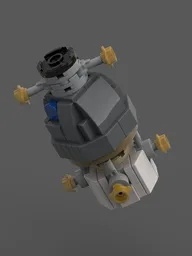 Alpha Lifeboat/Zarya/Big Soyuz ISS rescue spacecraft (1:110 Saturn V scale)