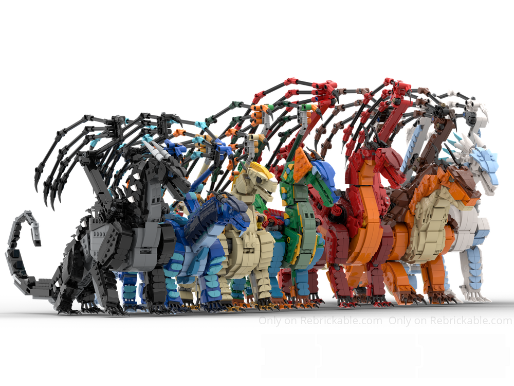 Lego Pyrrhian Tribe Collection (Wings of Fire)