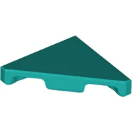 Tile 45° Cut 2 x 2 (Triangle) / Dark Turquoise