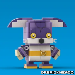 Big the Cat (Sonic the Hedghehog) Brickheadz Instructions