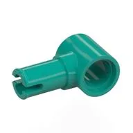 Technic Pin Connector Hub with 1 Pin with Friction Ridges Lengthwise [Centered Friction Ridge] / Dark Turquoise