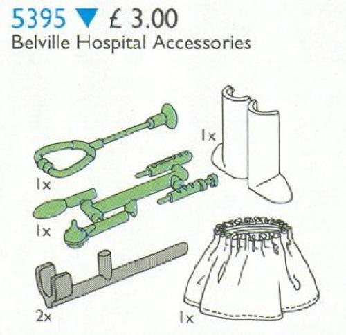 Lego Belville Hospital Accessories