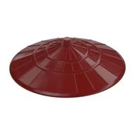 Hat, Conical Asian Style / Dark Red