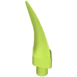 Animal Body Part, Barb / Claw / Tooth / Talon / Horn, Medium / Lime