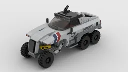 Bridges 6x6 pickup concept - Death Stranding