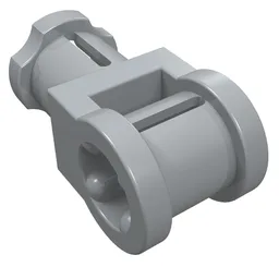 Technic Axle Connector with Axle Hole / Light Bluish Gray