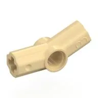 Technic Axle and Pin Connector Angled #3 - 157.5° / Tan