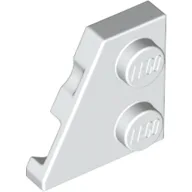 Wedge Plate 2 x 2 Left / White