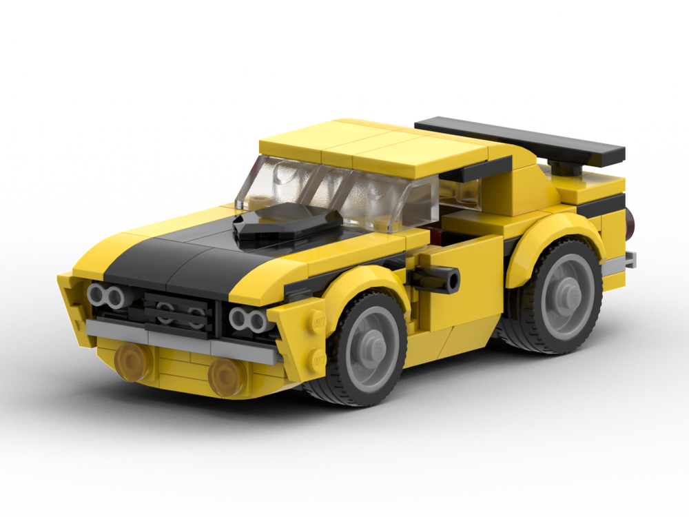 Lego Dodge Challenger 1970 SR-T Stud6