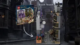 Ollivanders & Madam Malkin's Robes Book Nook