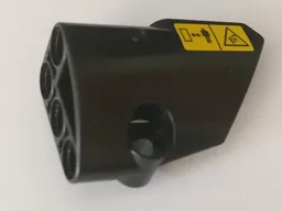 Technic, Panel Fairing # 2 Small Smooth Short, Side B with Warning Sign #1 Pattern (Sticker) - Set 42082