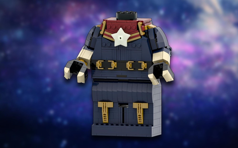 Lego Up-Scaled LEGO Minifigure Suit - Captain Marvel The Destroyer