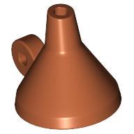 Lego Hat / Funnel with Ring Handle (Tin Man) / Dark Orange