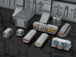 Modular Hangar (Midi-Scale) - Interieur