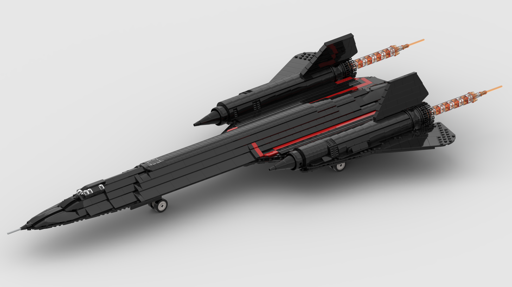 Lego Lockheed Martin SR-71 Blackbird 1:38 Scale with Stand