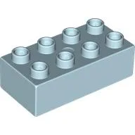 Duplo Brick 2 x 4 / Light Blue