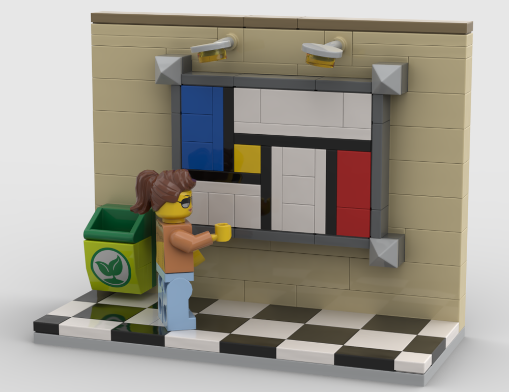 Lego Visit to the Modern Art Museum #3