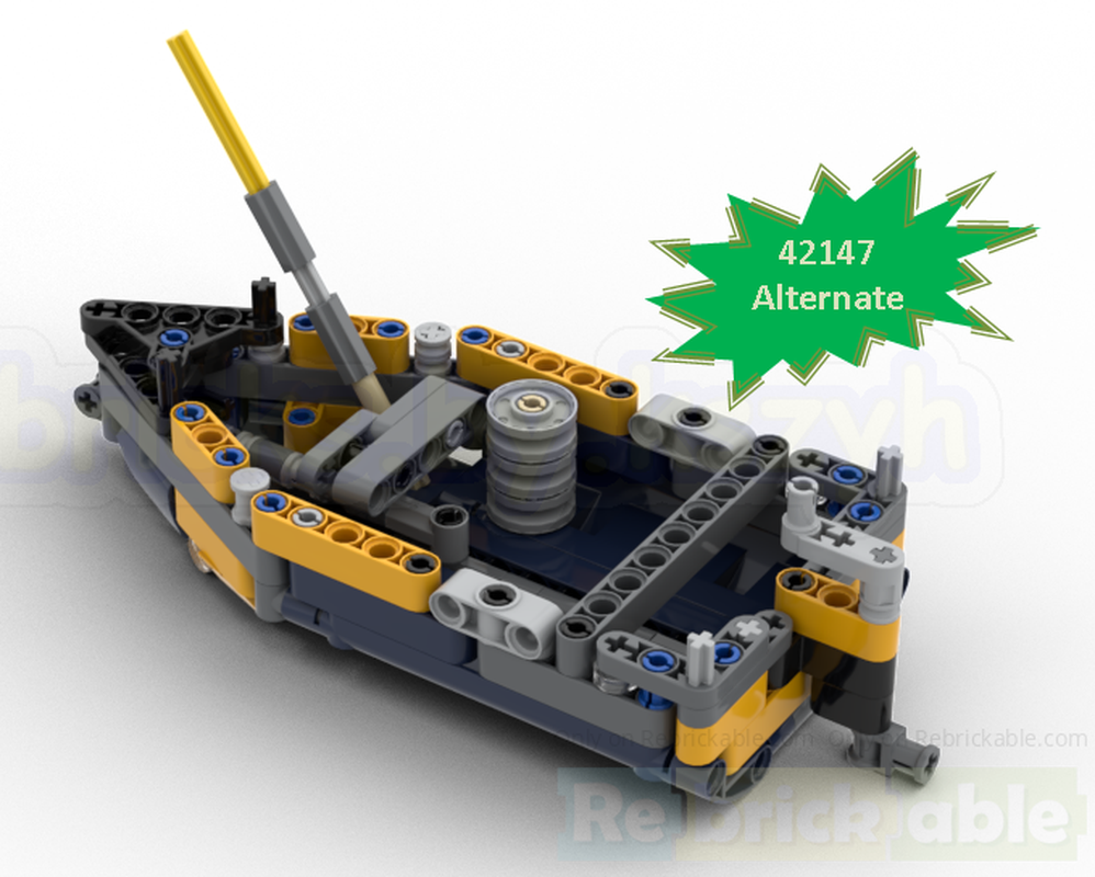 Lego Electric Fishing Boat (42147 Dump Truck Alternate)