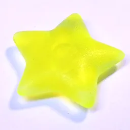 Clikits Icon, Star 2 x 2 Large with Pin / Trans-Neon Green