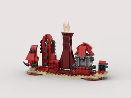 31032 Red Cityscape