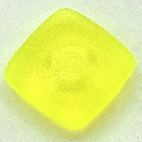 Lego Clikits Icon, Square 2 x 2 Small with Pin [Frosted] / Trans-Neon Green