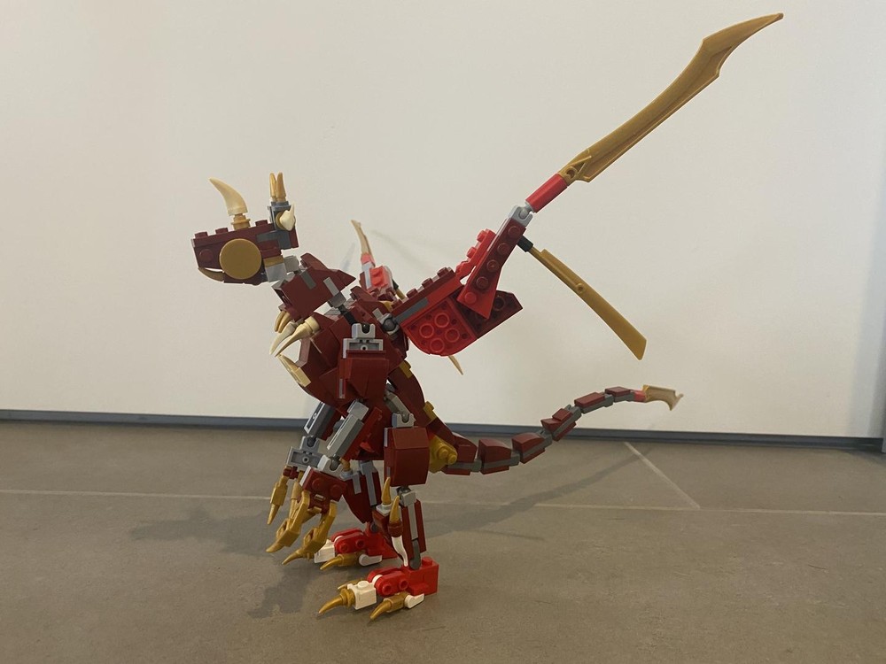 Lego MonsterVerse fan build: Gilded Destoroyah (theoretical)