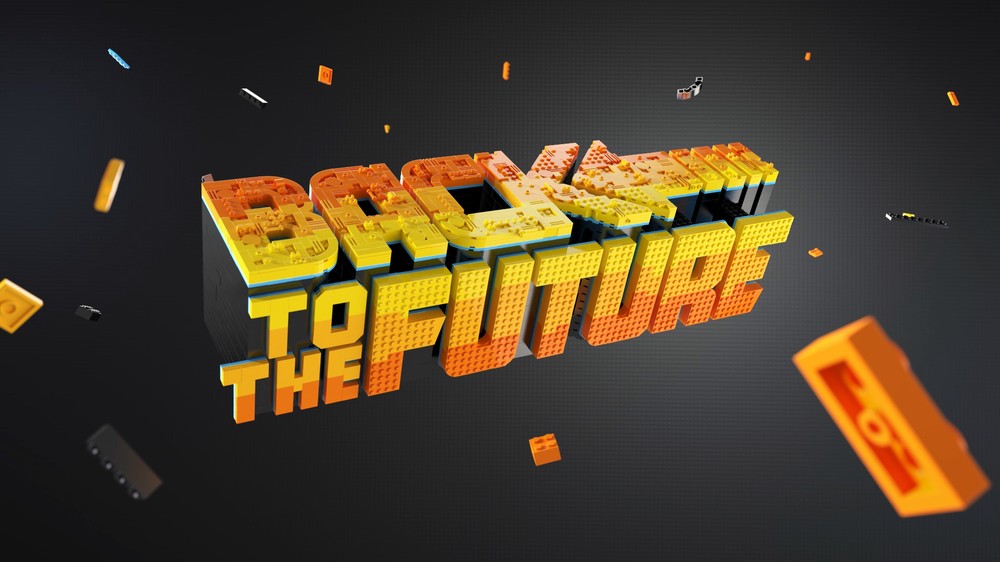 Lego Back to the Future 3D title