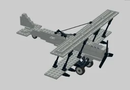 U.S.A. Boeing DH-4 Minifigure Scale