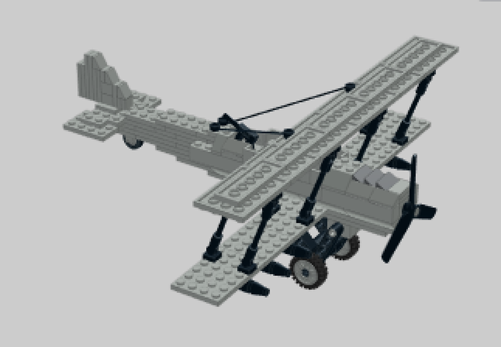 Lego U.S.A. Boeing DH-4 Minifigure Scale