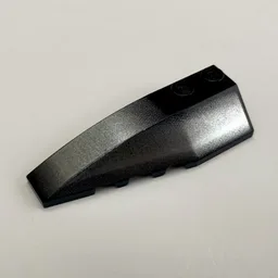Brick Wedged, Curved 6 x 2 Left with Silver Windscreen Print / Black