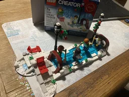 Larger Winter Skating Scene
