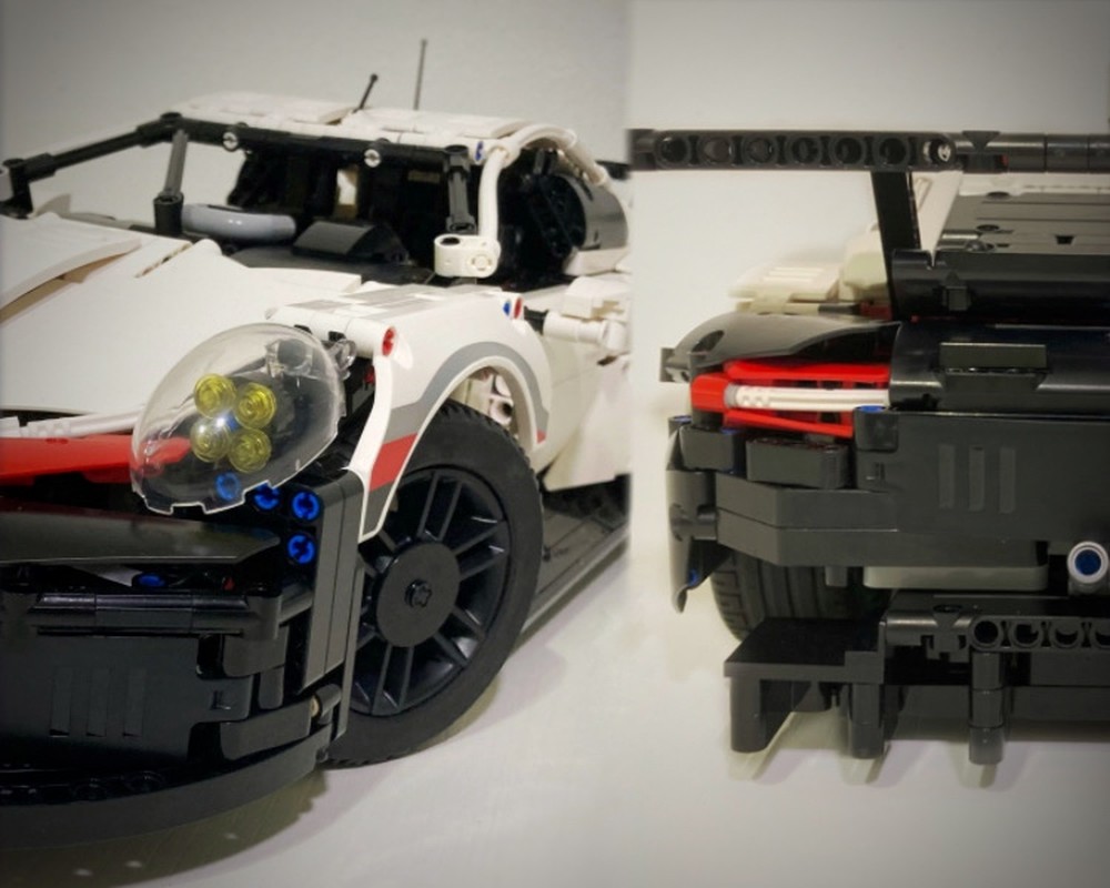 Lego Porsche 911 RSR MOD instructions pack