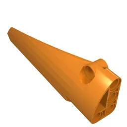 Technic Panel Fairing #6 Long Smooth, Side B / Orange