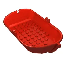 Boat / Rowing Boat, Fabuland / Red