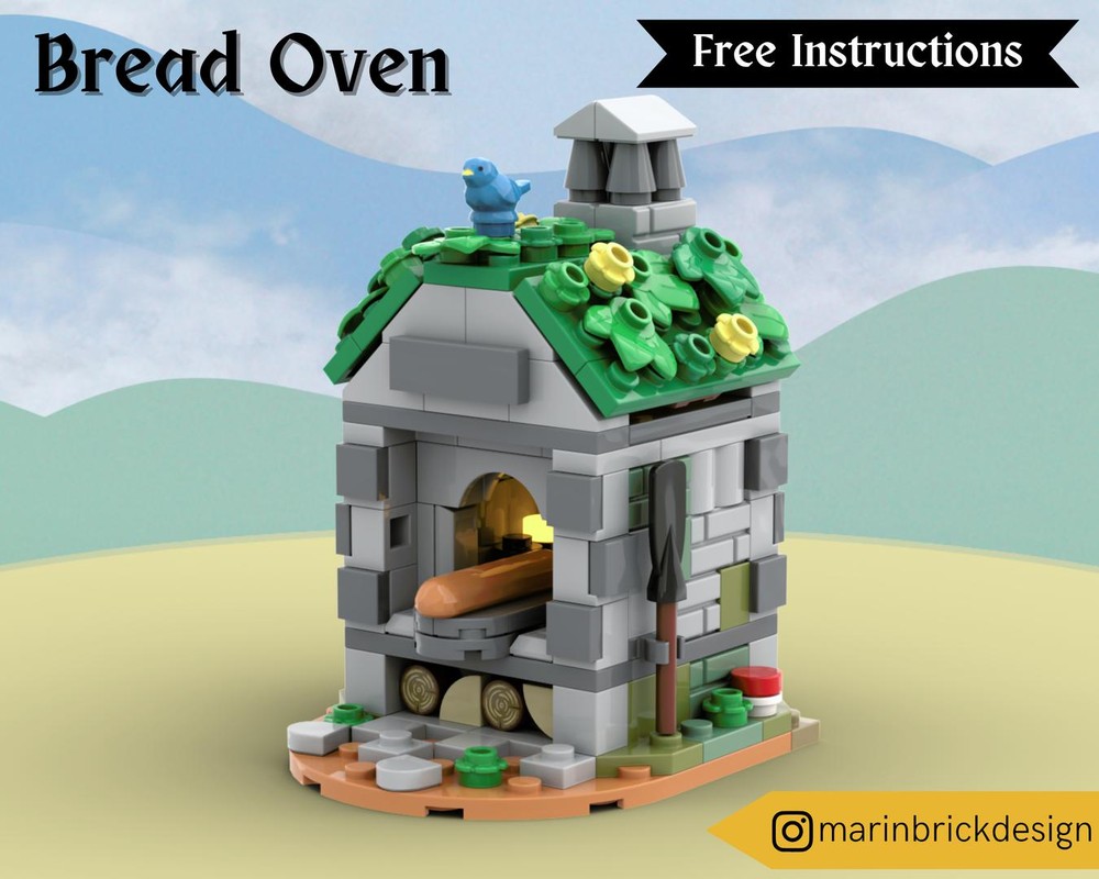 Lego Bread Oven - Medieval Castle Lego Moc