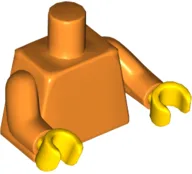 Torso Plain / Orange Arms / Yellow Hands