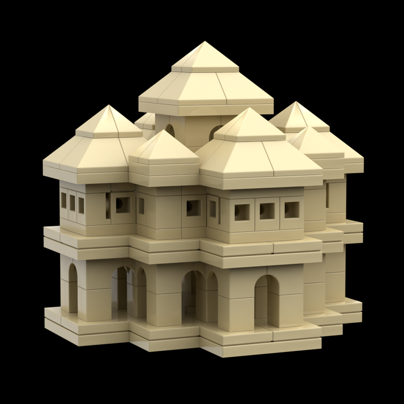 Lego Lotus mahal Hampi