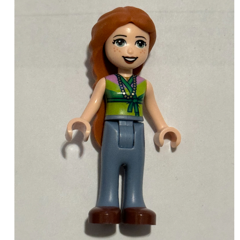 Lego Ann - Green/Lime Vest, Sand Blue Trousers