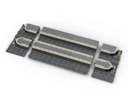 Brick Cross two track plattform extension