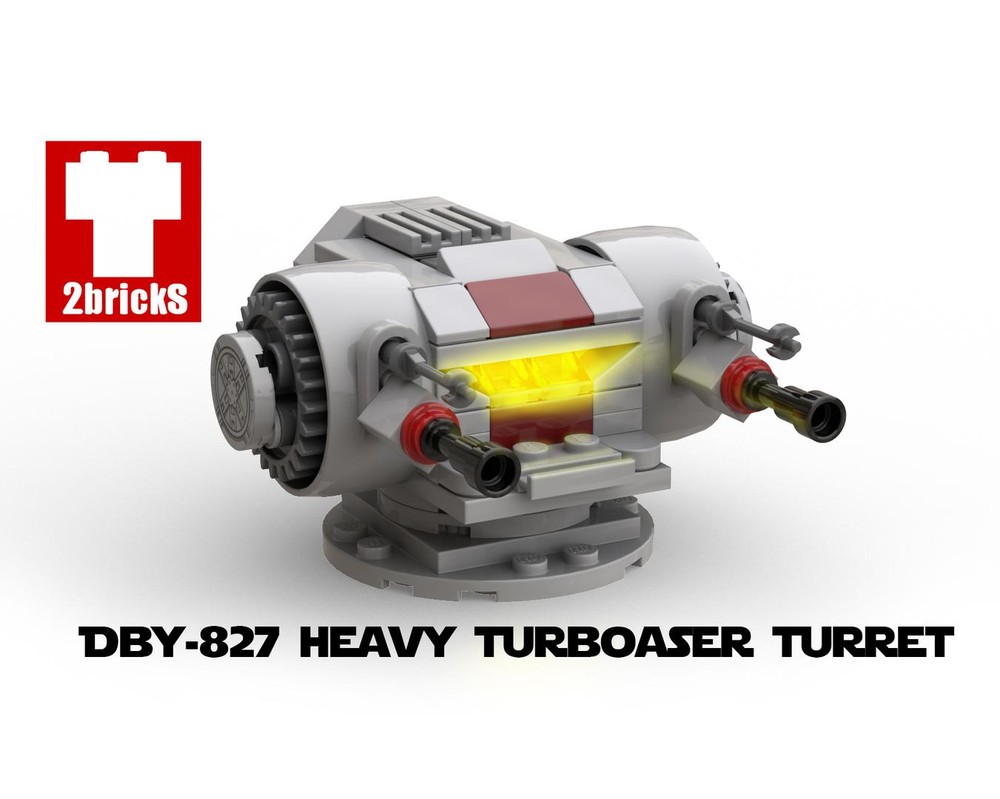 Lego 1:360 Scale DBY-827 Heavy Turbolaser Turret