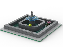 Modular park fountain