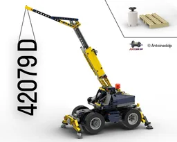 Rough Terrain Crane - 42079 D model