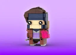 Gambit Brickheadz LEGO MOC - Deadpool & Wolverine