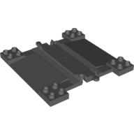 Lego Duplo Train Track with Ramps For Car Crossing / Dark Gray