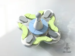 Spinning Top #09 Geometric