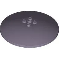 Dish 8 x 8 Inverted [Radar], Solid Studs, Rounded Anti-stud Underside / Sand Purple